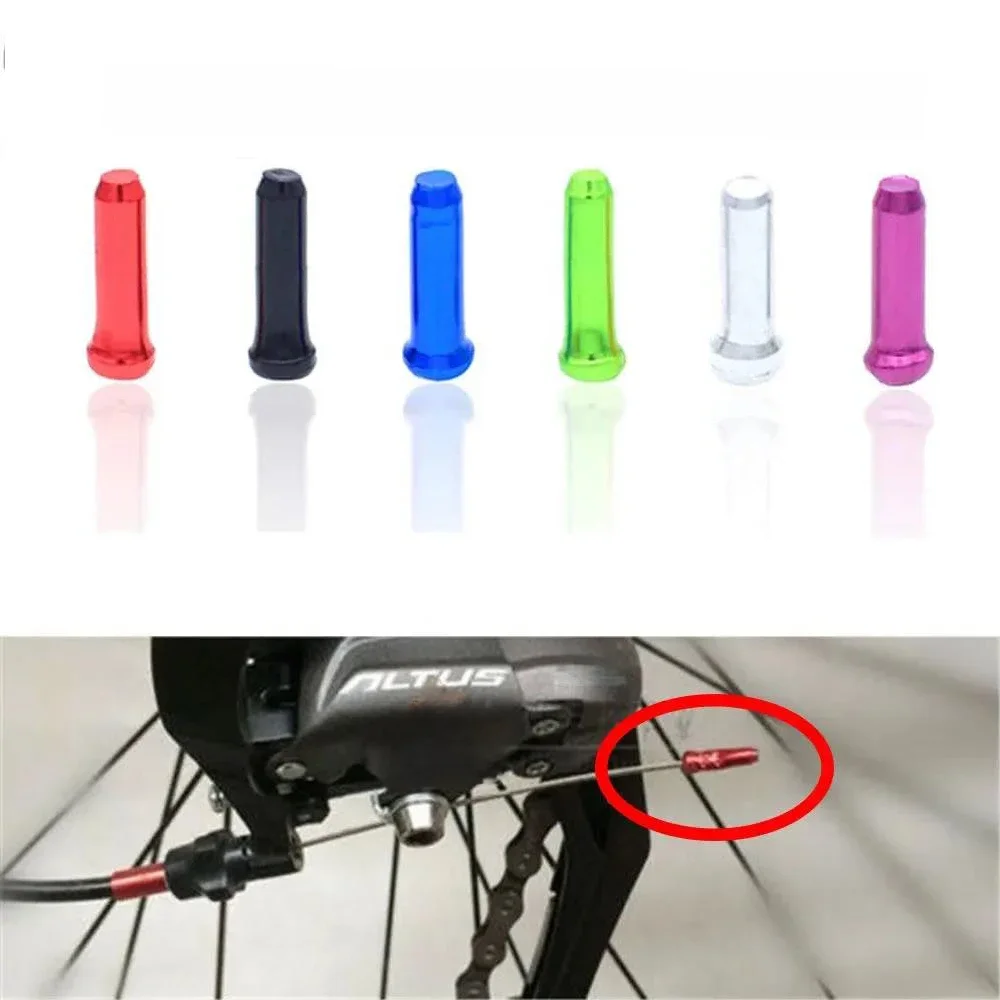 AliExpress Bicycle Cable End Caps Bike Wire End Caps Brake Derailleur Shifter Cable Tips Crimps MTB Bike