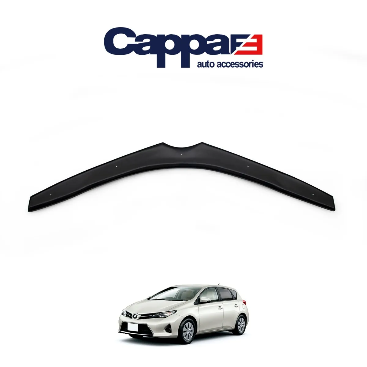 FOR Toyota Auris Front Hood Protection Spoiler 2013 to 2017 Front Bug Shield Hood Deflector Guard-AUTO STYLING Body Kit Antenna