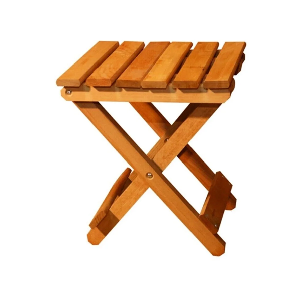 Foldable Wood Stool Portable Wood Folding Stool Kids Furniture Fishing Chair Shower Stool Furniture Accessories