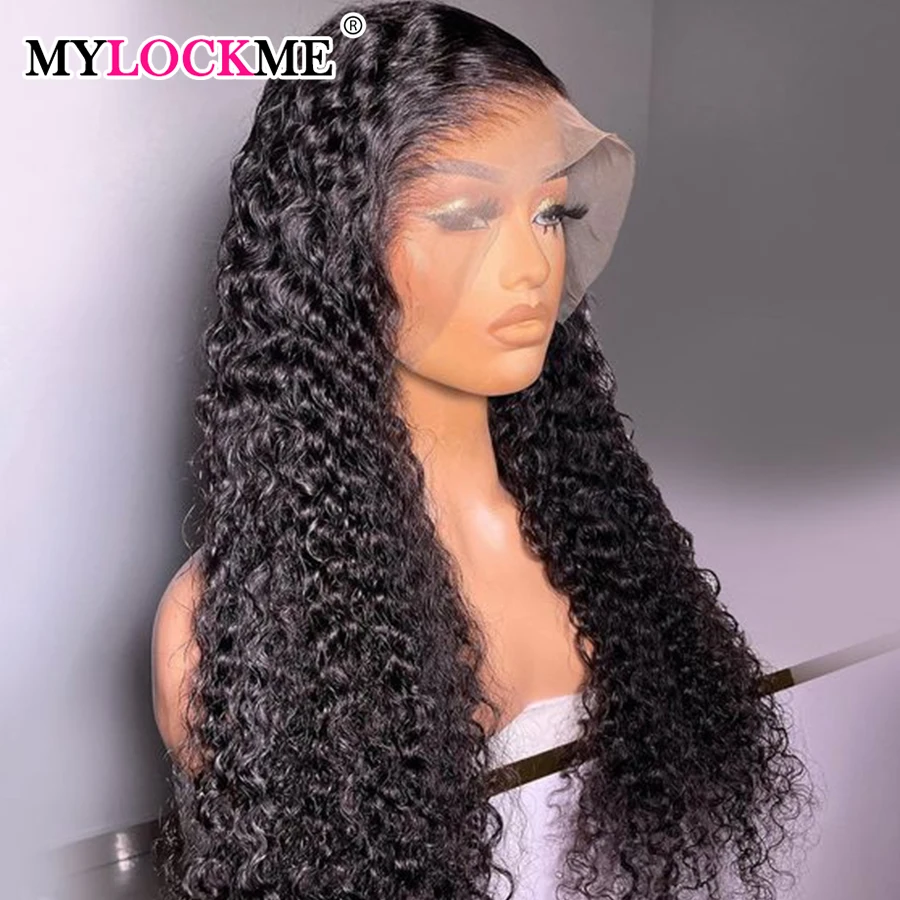 13x4 13x6 HD Deep Wave Lace Frontal Wig Human Hair 36inch Water Wave Brazilian Lace Frontal Wigs For Women On Sale Free Shipping