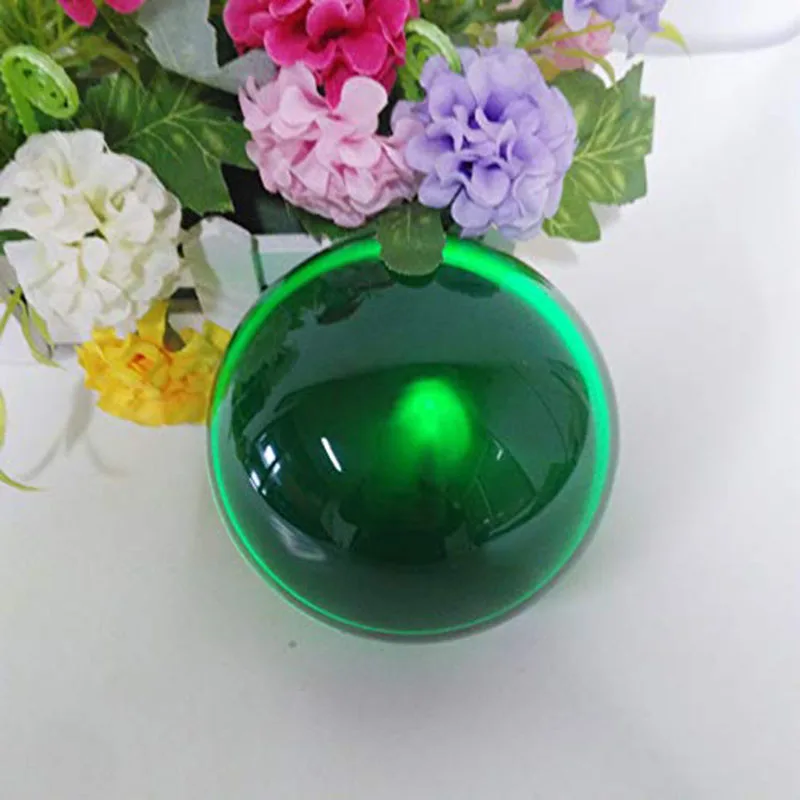 Acrylic Contact Juggling Ball, Color Transparent Solid Crystal Ball 76mm - 3 inch (green, 76mm/3 inch) - Image 5