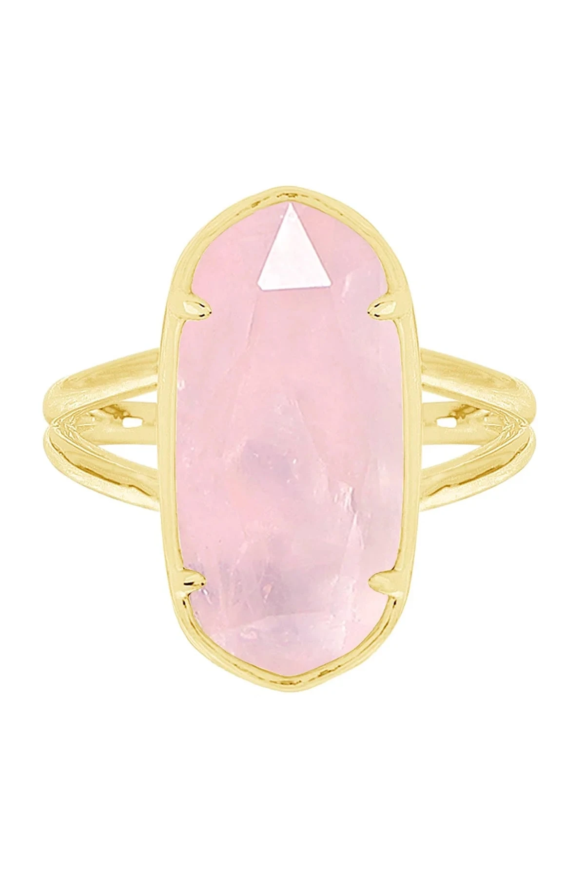 Rose Quartz Stone Ring 14K Gold Filled Statement Ring for Women Handmade Rings Gemstone Christmas Promise Ring Size US5-12