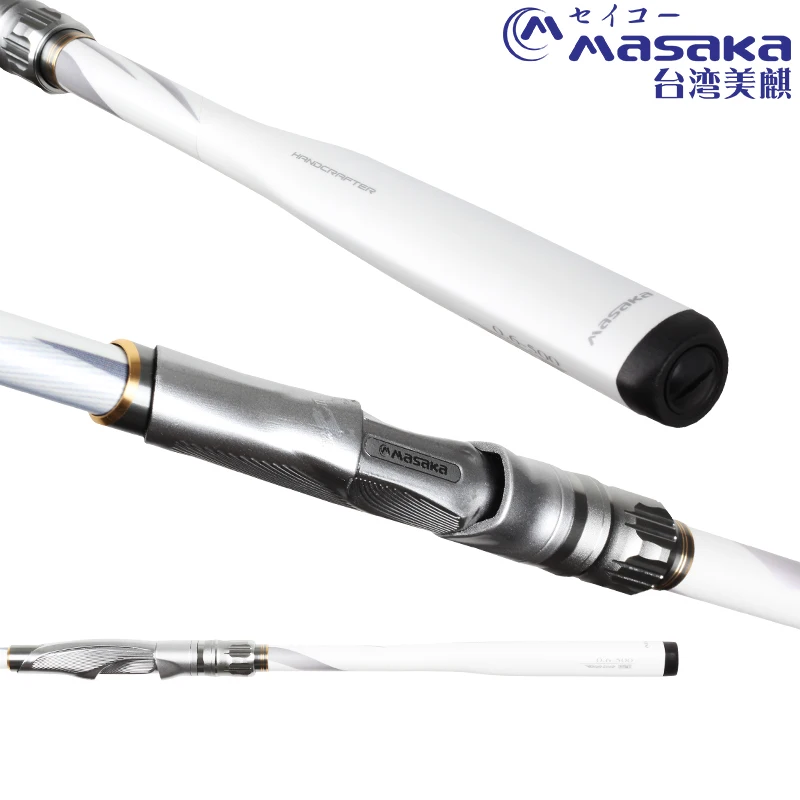 MASAKA Ultra-Light Carbon Rock Fishing Rod, 500 White Bird Sea Lake Fishing Rod 3 m / 5 m 0.0/0.6/1.0/1.2/1.5/1.7 Hand Dual-Ruth