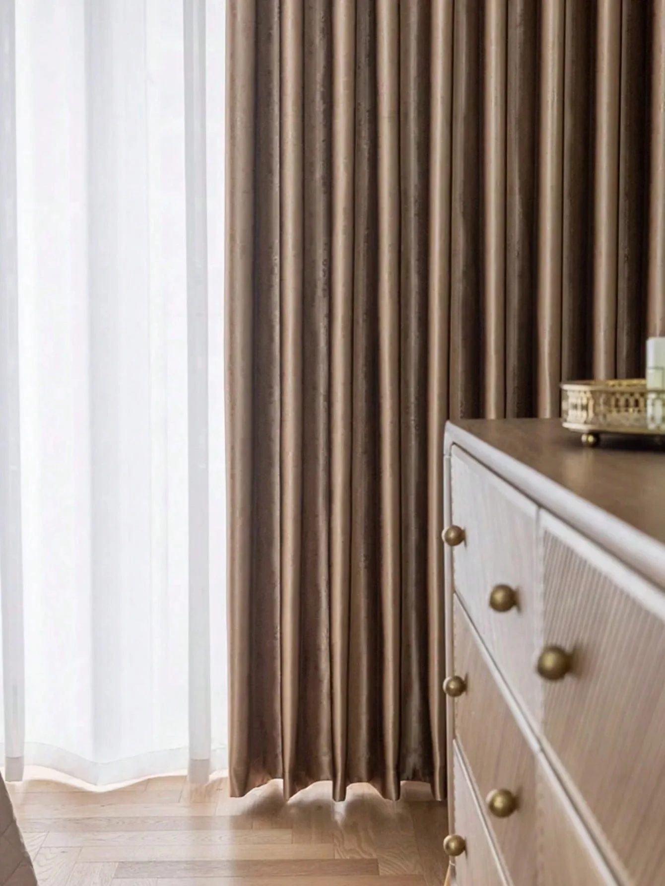 1pc Solid Color Curtain For Living Room Bedroom, Blackout, Decorative, Soundproof, Thermal Insulation, Privacy Protection