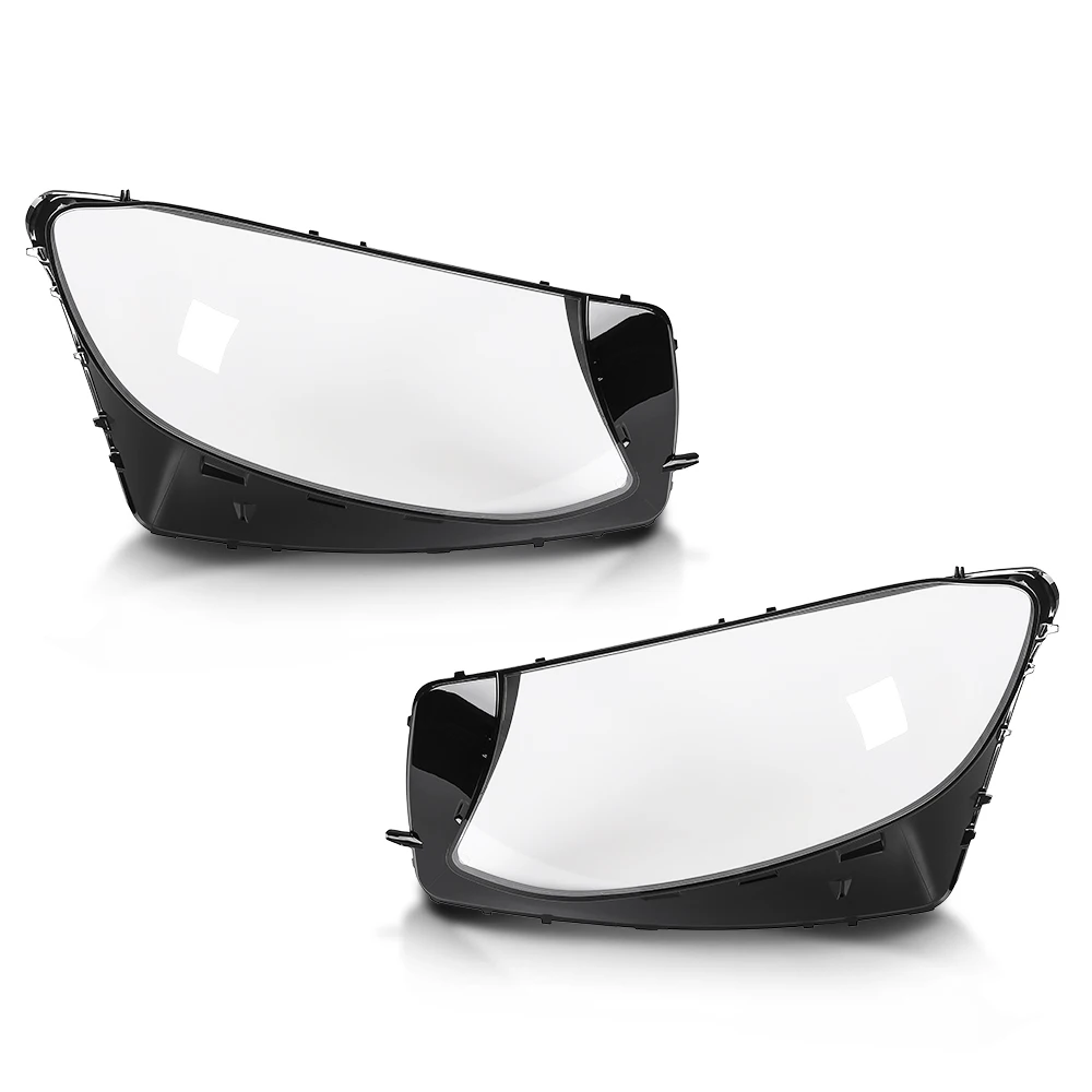 

Headlight Clear Lens Cover Headlamp Fit for 2016-2019 Mercedes Benz Glc Class W253 Black Housing Durable Sturdy Strong