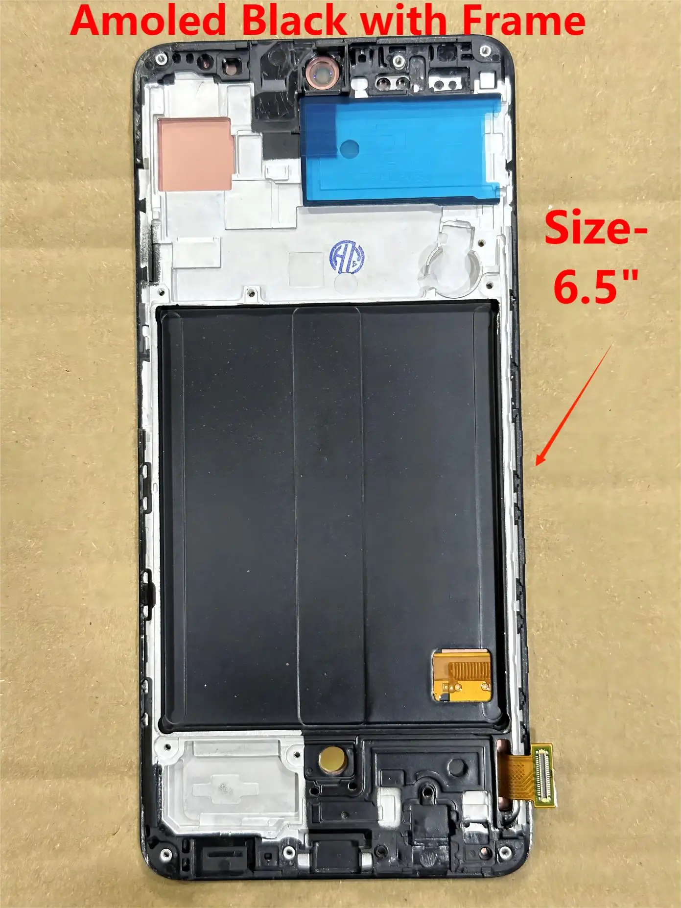 Super AMOLED For Samsung Galaxy A51 Display With Fingerprint A515 A515F Lcd Display Touch Screen Digitizer Replacement +Frame