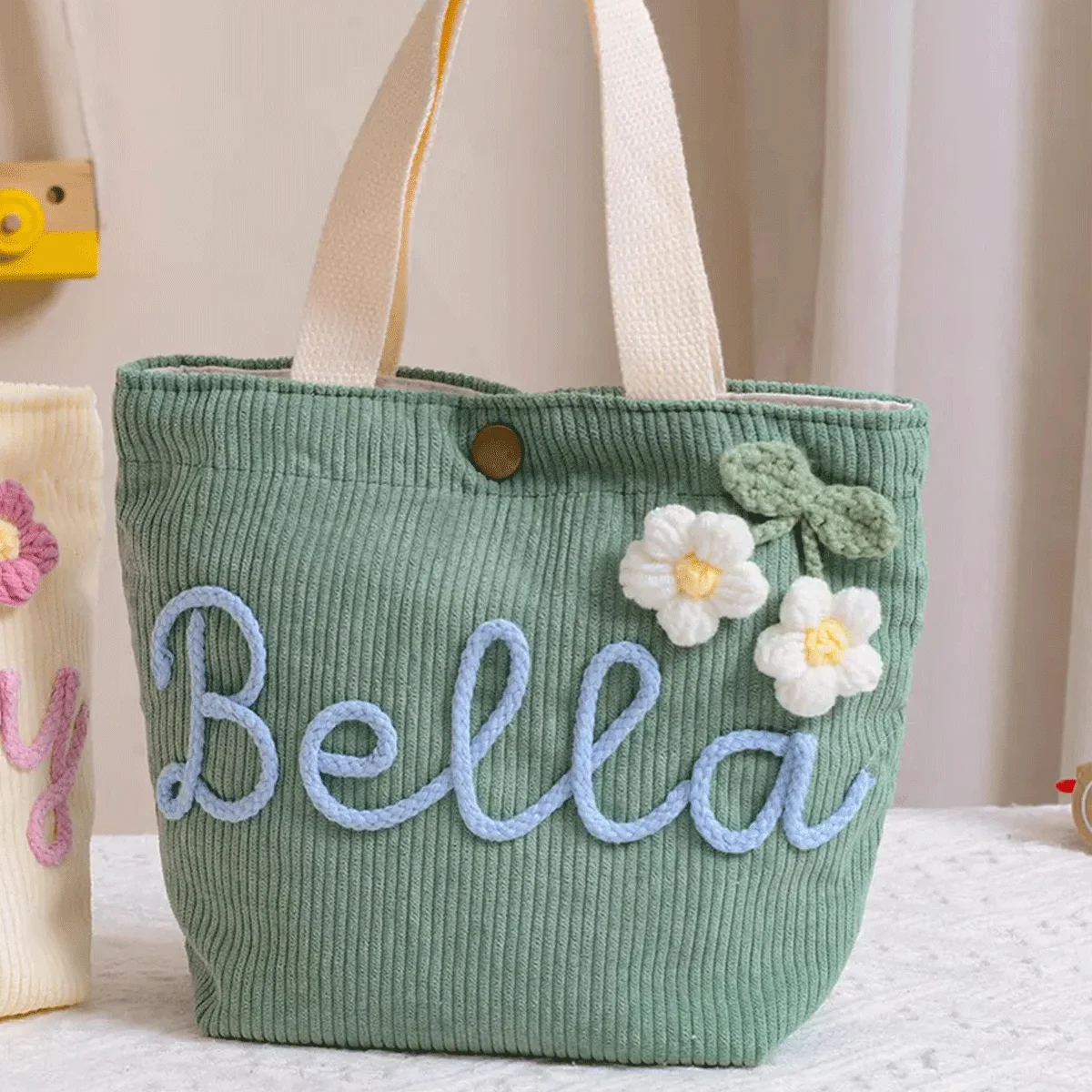 Personalized Name Handbag, Custom Tote Bag Gift