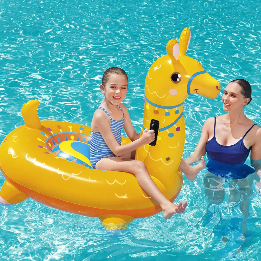 Lama floating on the best way ride 132x80x104cm baby play tube water mat swimming pool water supplies 41434