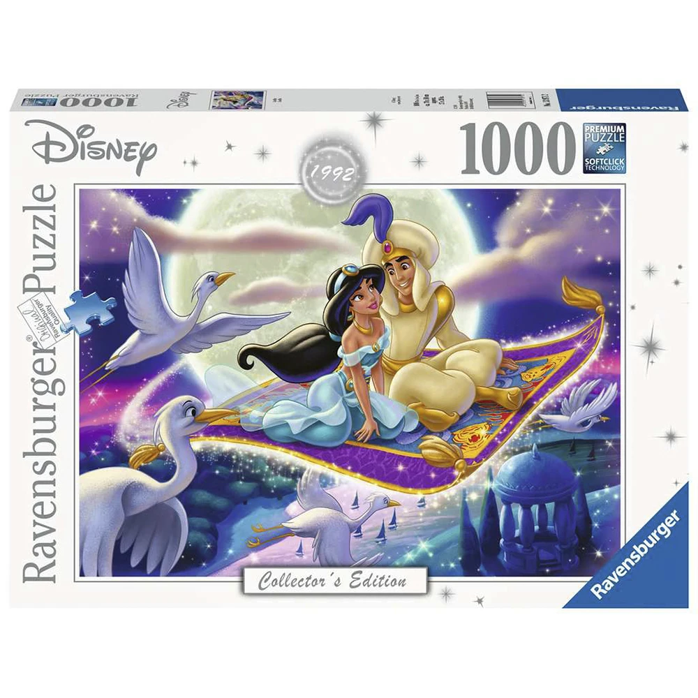 Puzzle Aladdin 1992 1000 pieces, Ravensburger, 13971, original, toys, boys, girls, gifts, collector, shop, new, games, family, Puzzle