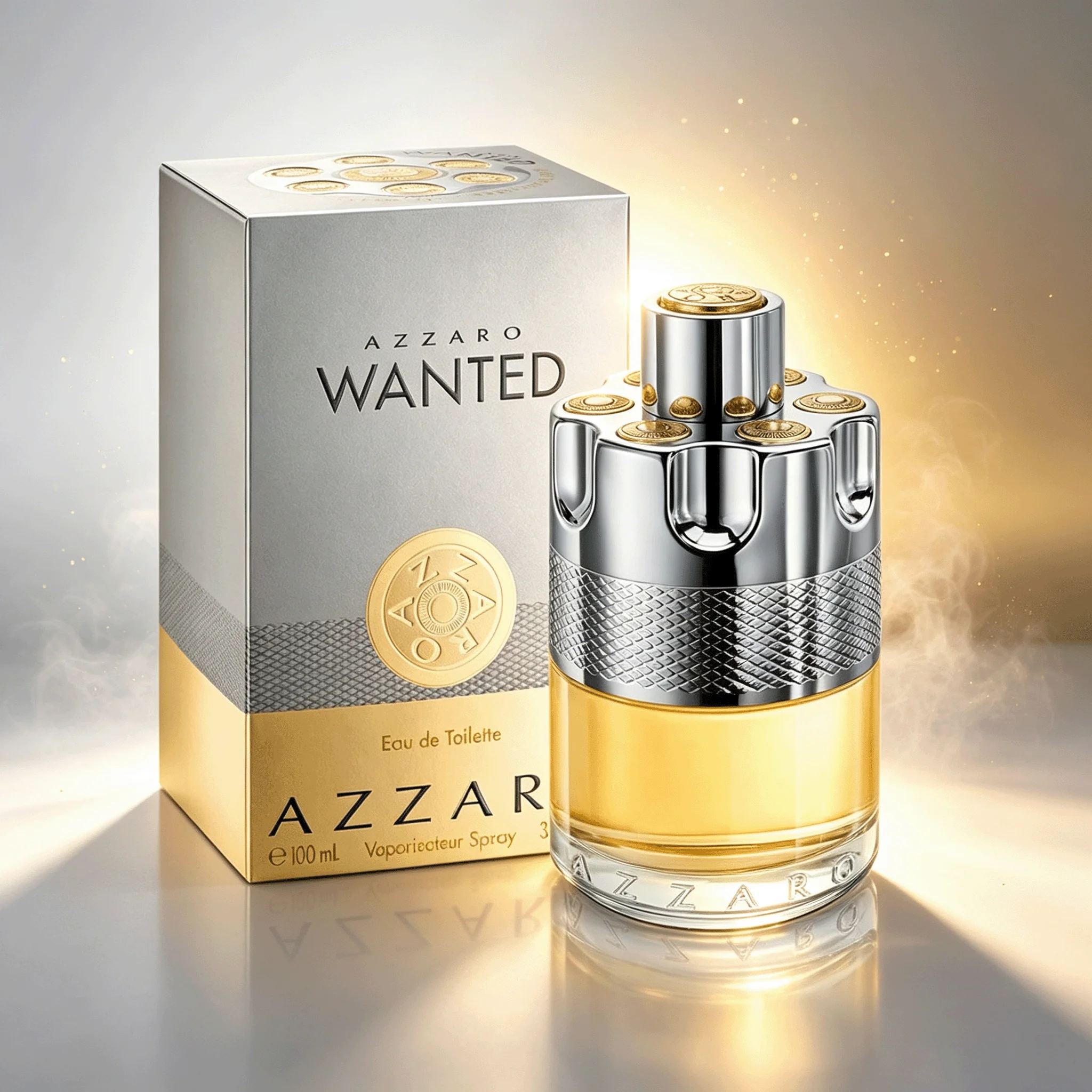 Azzaro Wanted EDT 100ml Men's Fragrance, Featuring a Bold, Edgy Design with Fresh Spicy and Warm Woody Notes for an Enhanced Scent Experience. Perfect for Commuting, Dates, and Casual Gatherings—Ideal for Sunny, Carefree, Young Men view 6