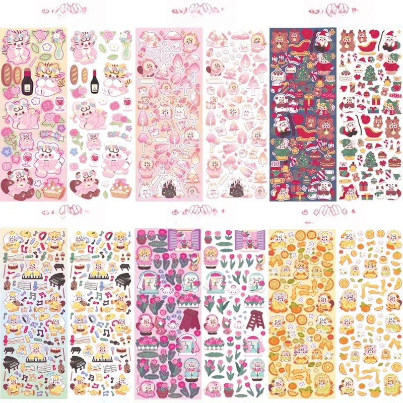 Autocollant Gooka dessin animé coréen mignon ins vent goo plaque manuel téléphone portable autocollant décoratif