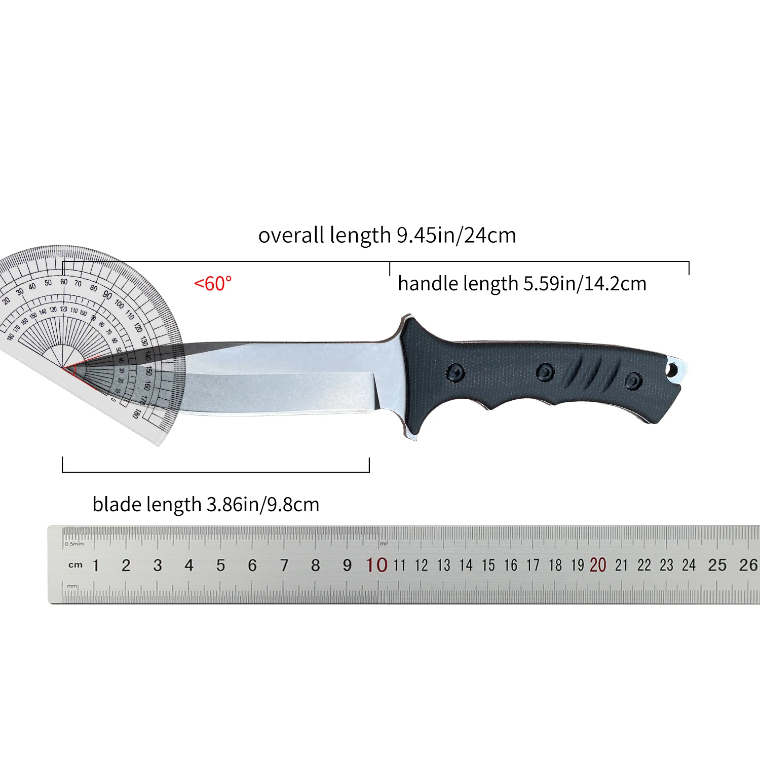 AUS-10 Steel Handmade Collectible Micarta Handle Leather Sheath Outdoor Camping EDC Gift for Men