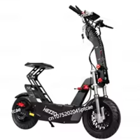 16Inch Off Road Escooter Foldable with Seat USA EU Warehouse HEZZO F8 Electric Scooter 72V 10Kw 100Km/h 50Ah 150Km Long Range