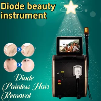 New Penetration Diode Hair Removal Device 3000W 3 Wavelengths 808nm 1064nm Titanium Laser Body Hair Removal Diode Beauty Device