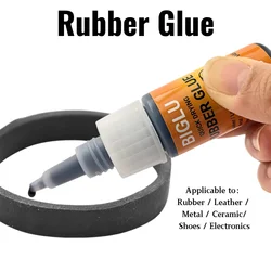 BIGLU  20g Instant Bond Black Rubber Glue Tire Wear-resistant Non-corrosive Adhesive Tyre Repair Glue