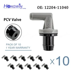 10 PCS Crankcase Ventilation PCV Valve 12204-11040 For Toyota Celica Corolla Caldina Camry Tercel Paseo Raum Sprinter Starlet
