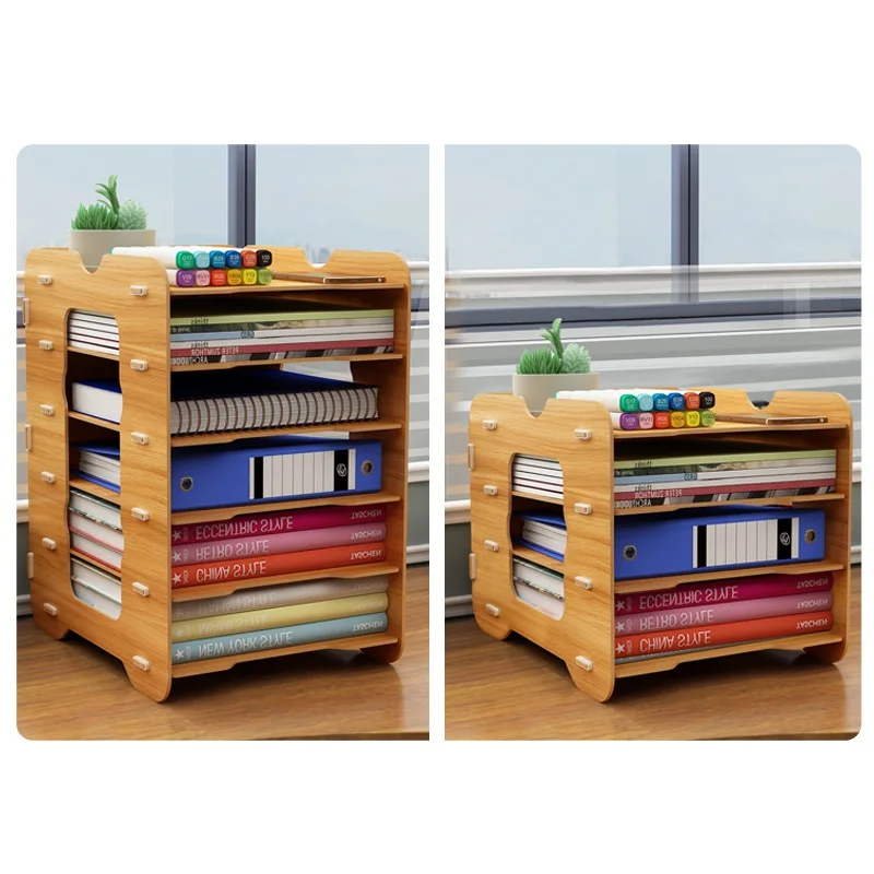 Office Desktop Shelf Desk Folder Organization Box Stationery Organizer