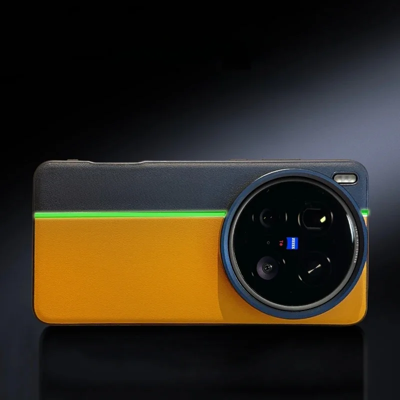 Etui na Vivo X300 Ultra X300 Pro X200 Ultra X200 Pro Mini, modne, z PC i skóry PU, z ochroną aparatu i podświetleniem, tylna obudowa. — zdjęcie produktu 7