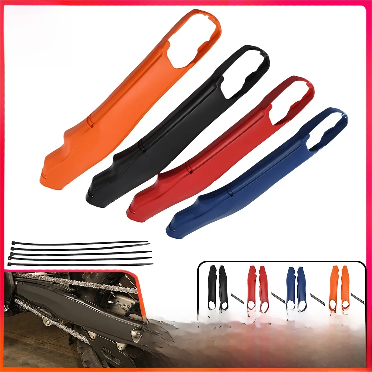 AliExpress PRO AODB NEW 2024 Motorcycle Swingarm Swing Arm Protector Cover For HUSQVARNA FC FX FE TC TX TE 125 250 300 350 450 Enduro Dirt Pit Bike