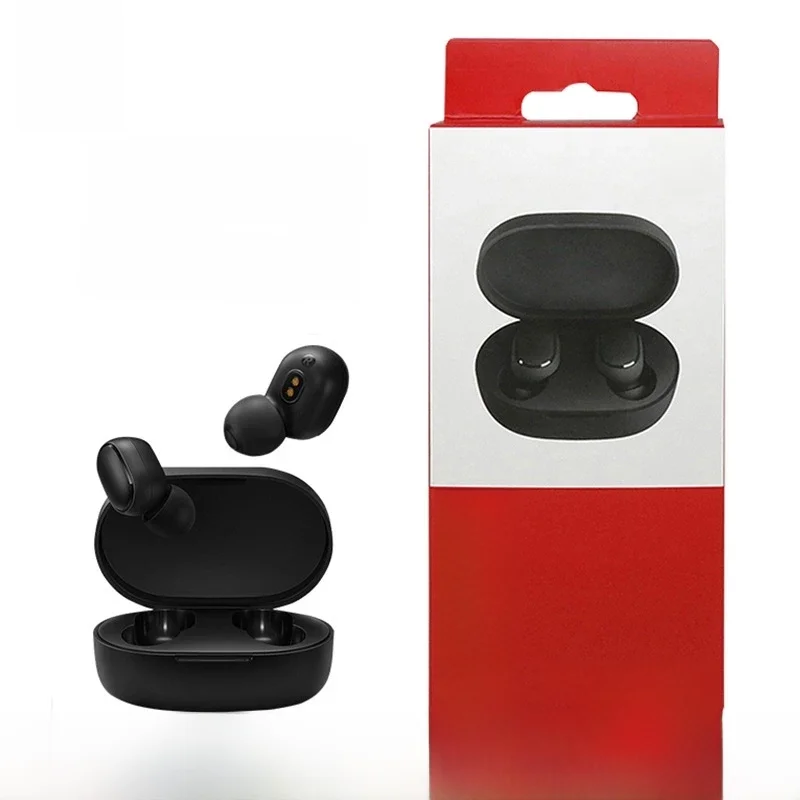 Xiaomi-Redmi Airdots 2 Wireless Bluetooth Headset com microfone, fones de ouvido, fones de ouvido,