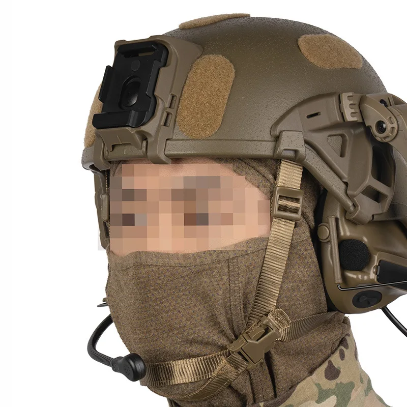 QX IHPS Training Helmet Front Shroud Lightweight Easy Installation Dedicated Mount Bracket Outdoor Equipment Accessories