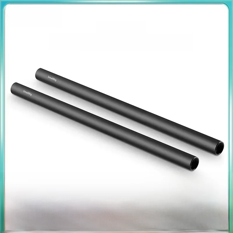 SmallRig 2PCS 15mm pręty ze stopu aluminium o długości 30cm / 12 cali do lustrzanek cyfrowych 15mm pręty systemowe pręty szynowe czarny 1053 — zdjęcie produktu 7