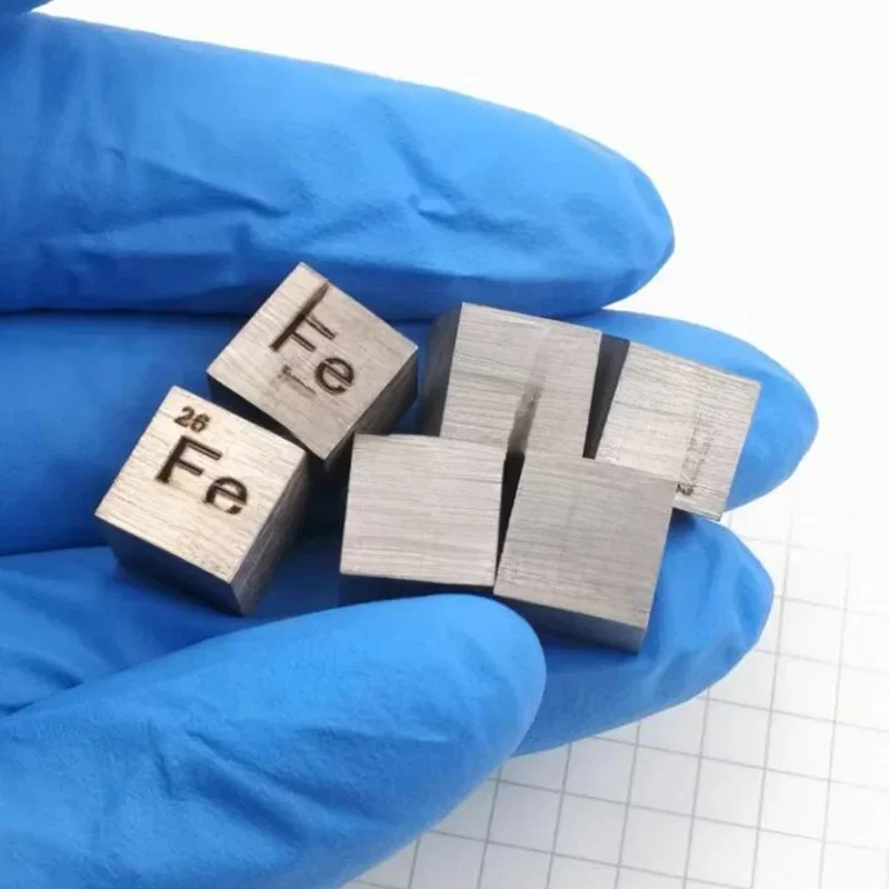 Cube de Densité 25.4 en Métal de 10mm, 1 Pouce, 99.99% mm, pour Collection 152