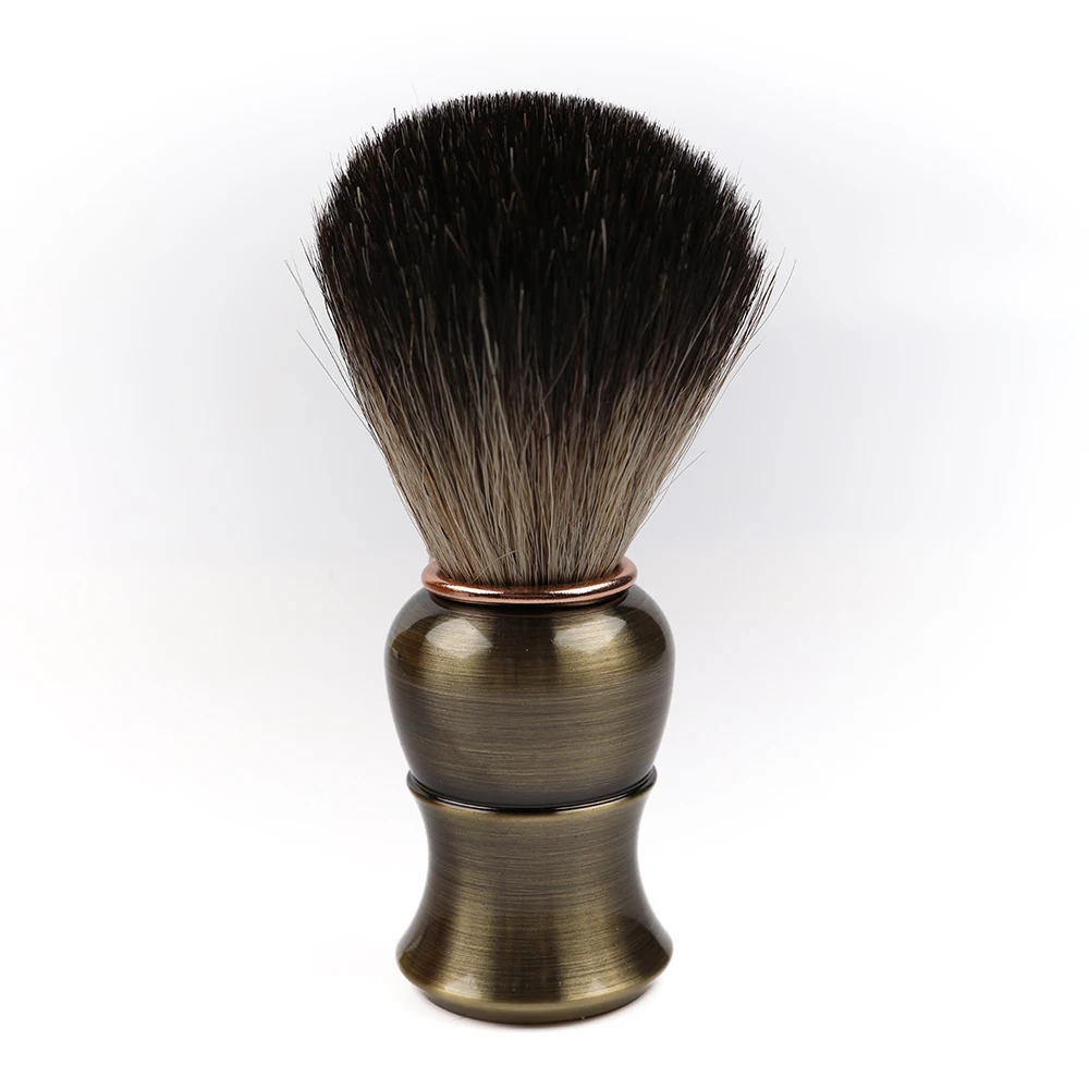 

Artsecret Shaving Brush for Men Grade C Badger Hair Antique Brushed Electroplated Aluminum Handle Shaving Brushes SV-581