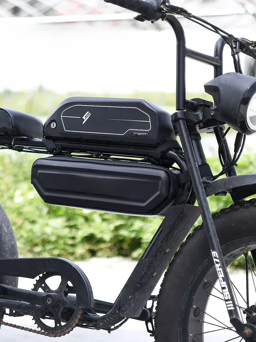 AliExpress Backpack Carrier Saddle Bag Front Beam Storage Frame Tool Cavalry Electric bicycle for Super73 Super 73 S1 S2 RX Y1 Universal