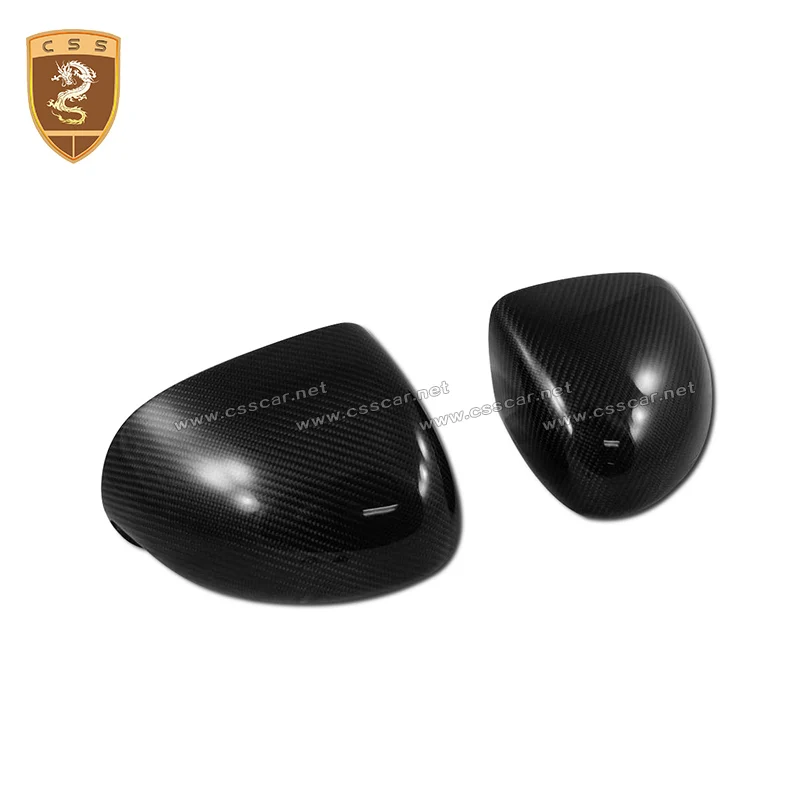 Cubierta para espejo retrovisor lateral, carcasa de repuesto, accesorio de fibra de carbono seco para estilo OEM McLaren 540C/570S/720S, 2 uds.