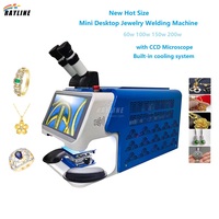 Hot New Mini Desktop Jewelry Laser Welding Machine 100w 150w 200w YAG Spot Welder For Gold Silver Metal Chain Dental Repair
