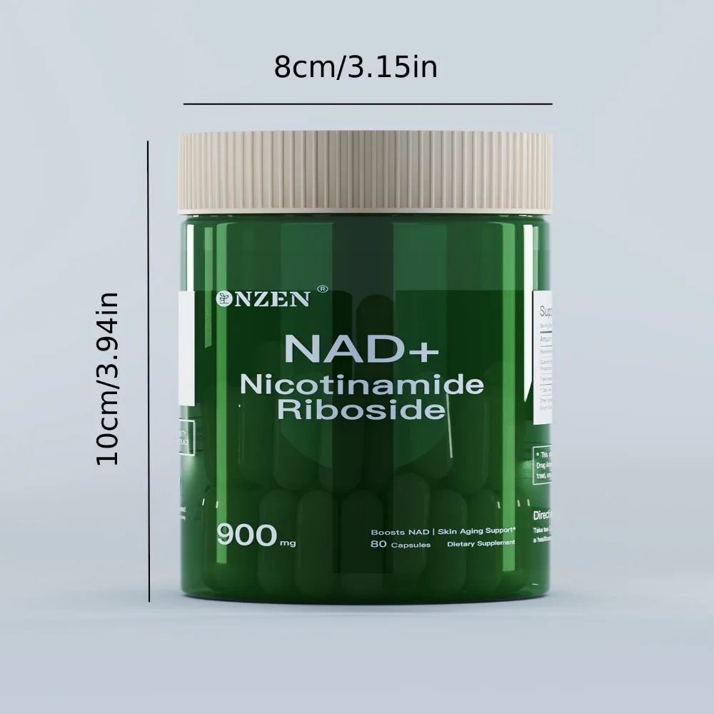 Suplemento de reforço NAD de alta pureza: ribósido de nicotinamida lipossomal com resveratrol e quercetin – Alternativa ao suplemento NAD