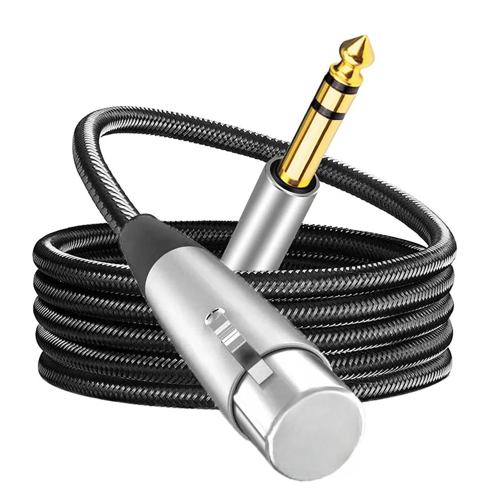 Nku XLR(3-pin) do 1/4 Cal kabel TRS 6.5mm męski do XLR żeński przewód Stereo kabel zbalansowany do głośnika Mic gitara — zdjęcie produktu 7