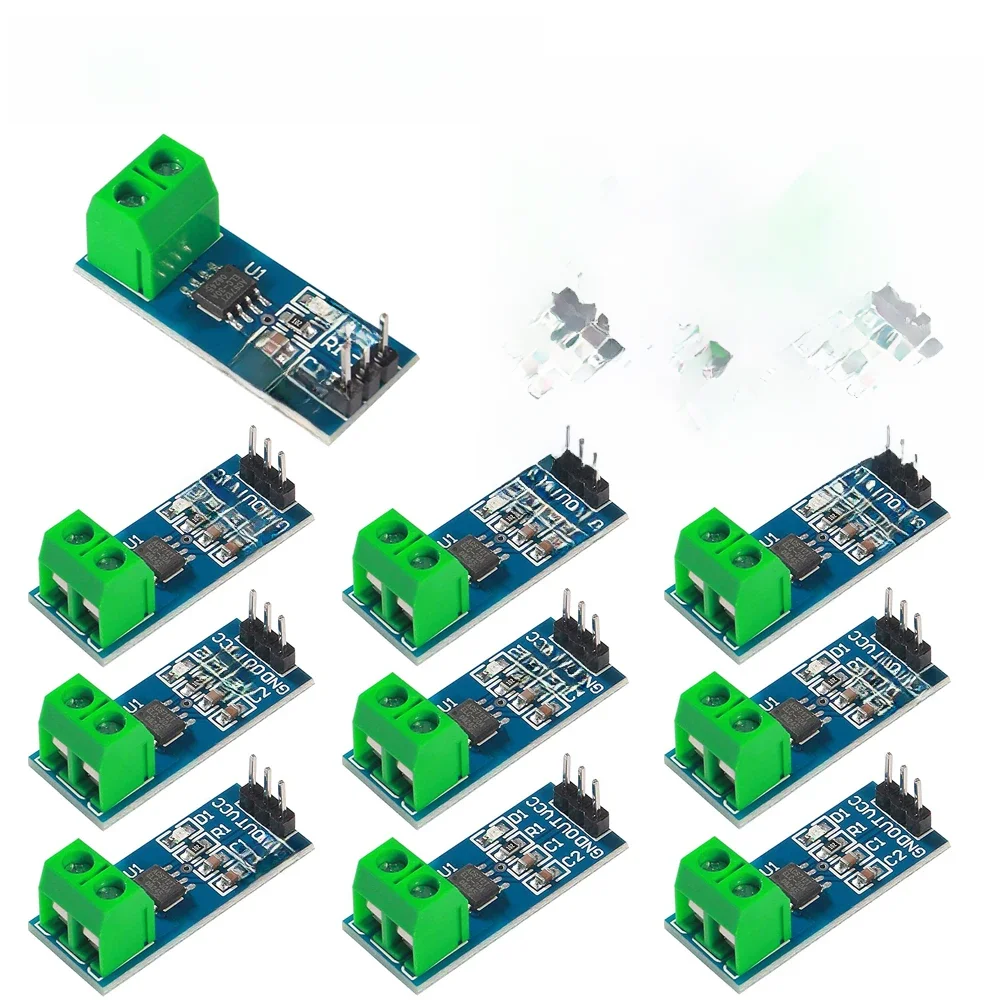 5/10 sztuk ACS712 5A 20A 30A zakres Hall moduł czujnika prądu ACS712 moduł czujników dla Arduino DIY zestaw elektroniczny — zdjęcie produktu 7