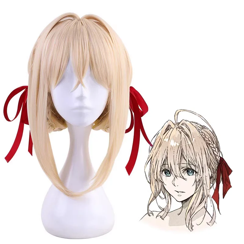 

Heat Resistant fiber pary wigs Cosplay Wig for Violet Evergarden Violet Evergarden