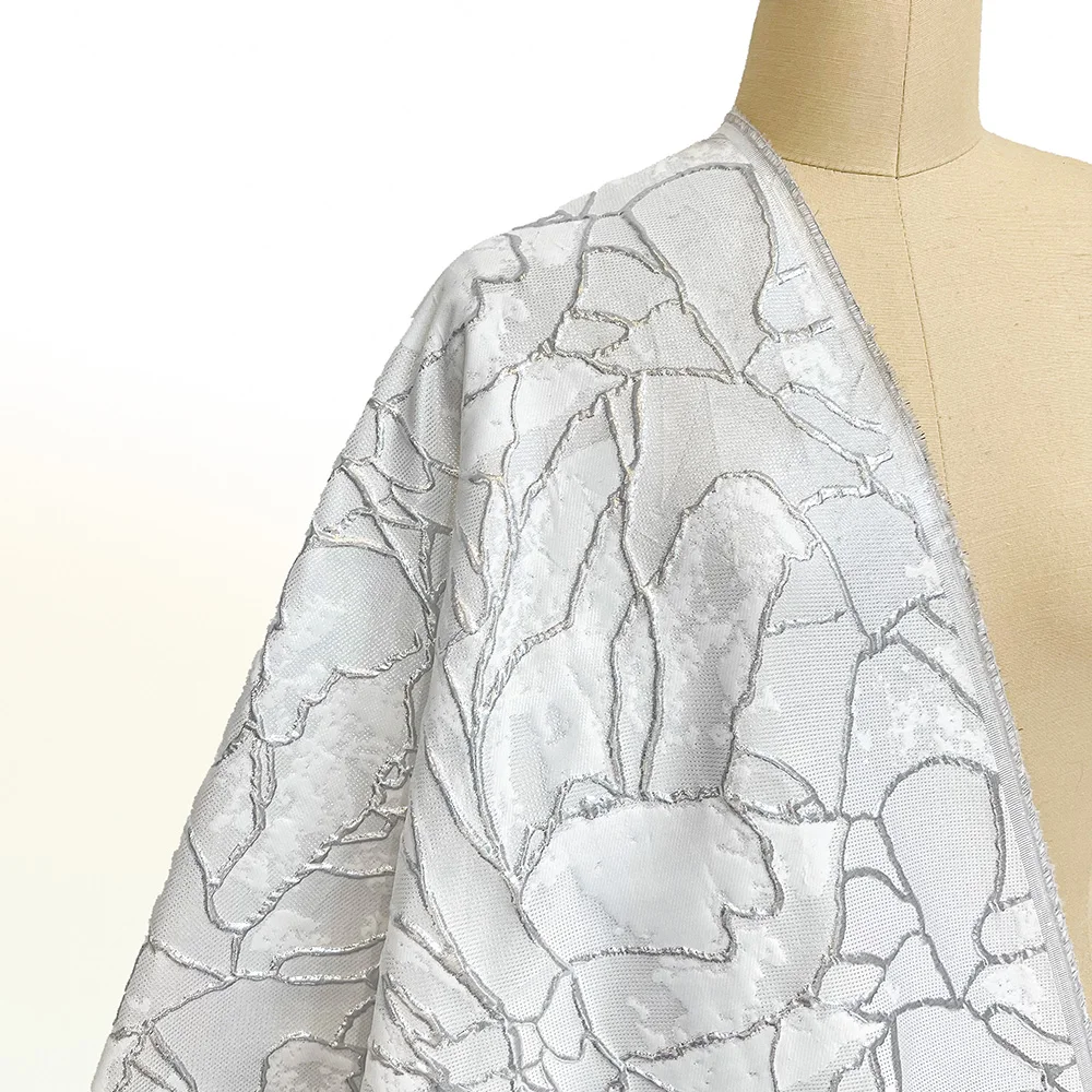 

5-ярдовая африканская роскошная ткань с жаккардовыми ручками для женщин