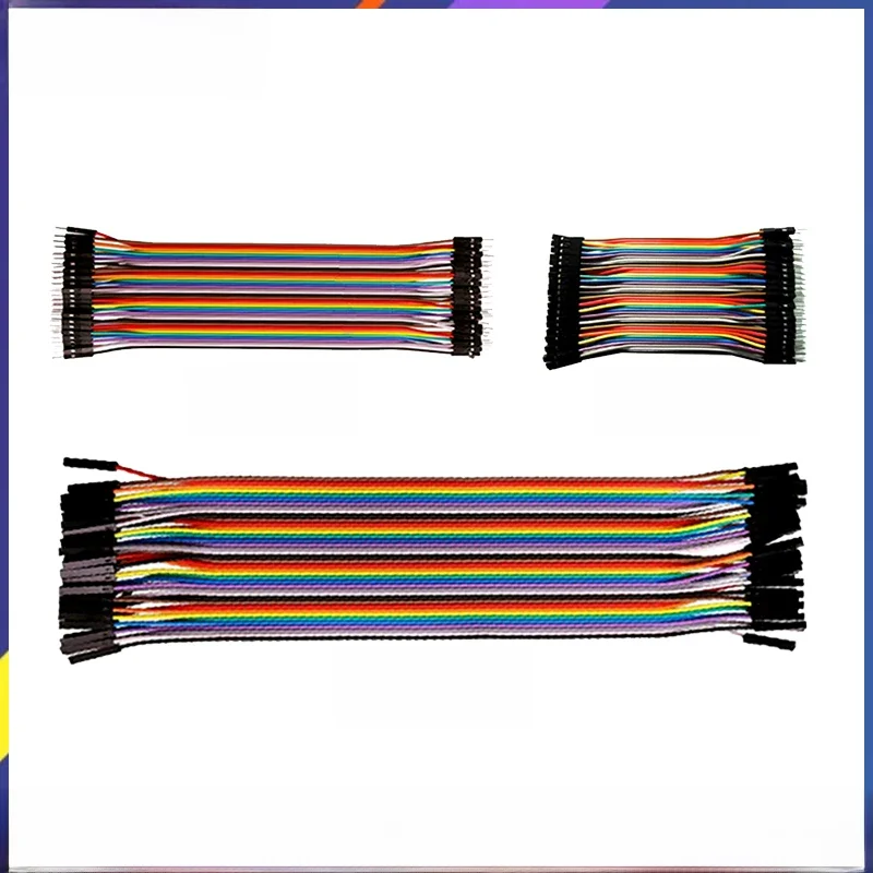 Dupont Lijn 10 cm/20 CM/30 CM Man op Man + Vrouw naar Man + Vrouw tot Vrouw Jumper Draad Dupont Kabel voor arduino DIY KIT - afbeelding 2