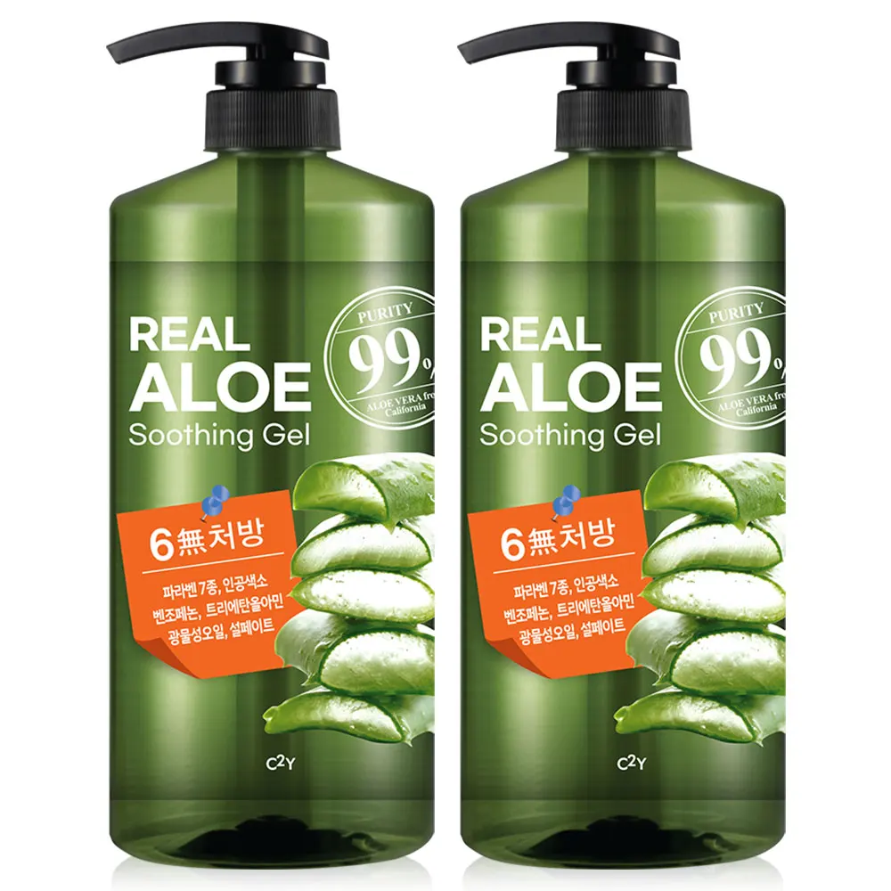 C2Y Veganes Aloe-Sudding-Gel, großes Fassungsvermögen, 1000 ml
