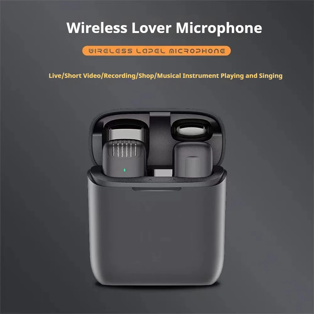 

Wireless Lavalier Microphone One-to-one Outdoor Live Mobile Phone Camera Shooting Radio Noise Reduction Wireless Microphone