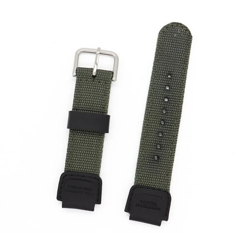 watch strap for casio W-800H W-S200H W-735H AEQ-110W Nylon watchband Bracelet for Casio W735H W800H WS200H AEQ110W Wrist Belt