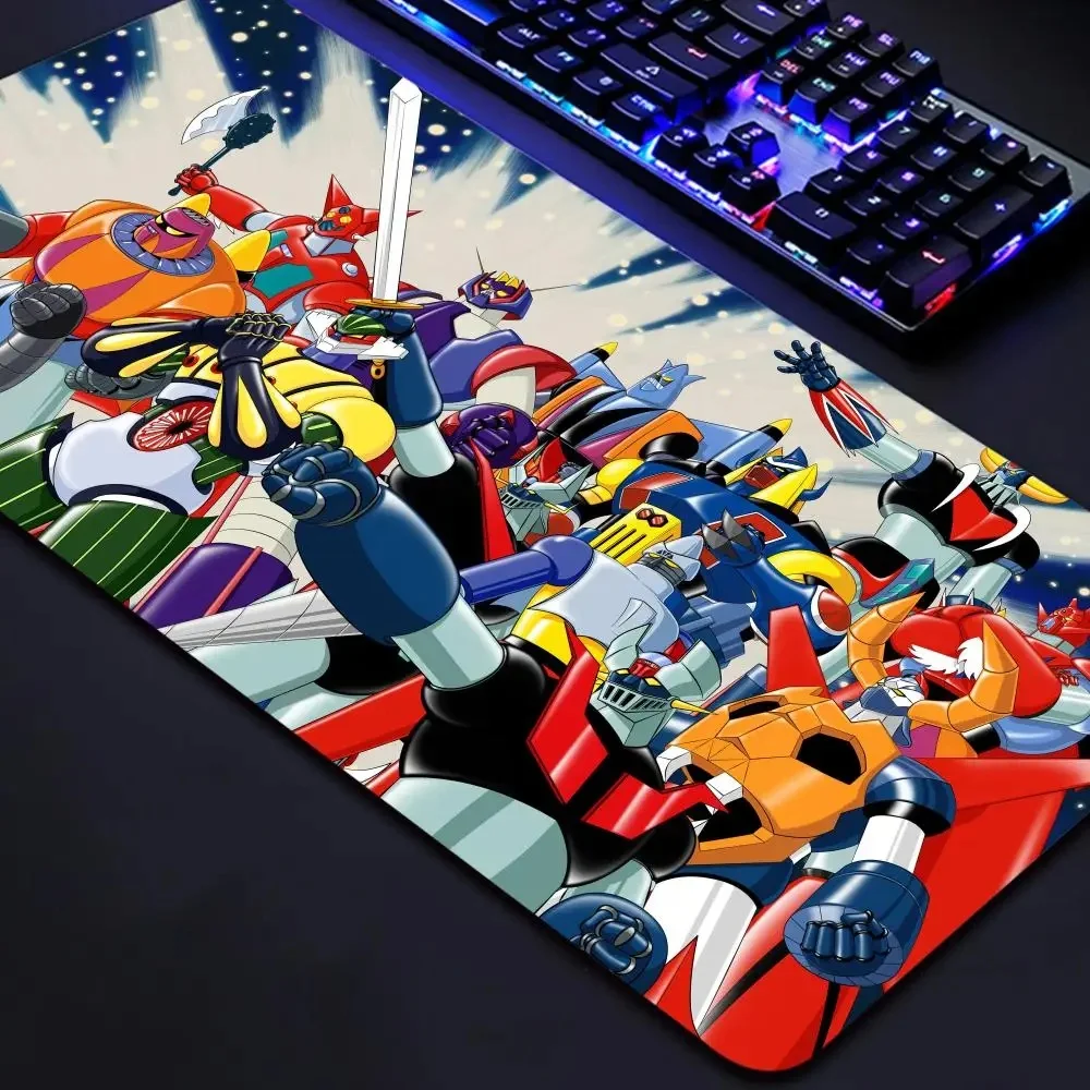 Grand tapis de souris Gamer, tapis de souris HD, tapis de souris en polymères, Mazinger z, ordinateur portable, bureau, table de jeu, doux, nouveau