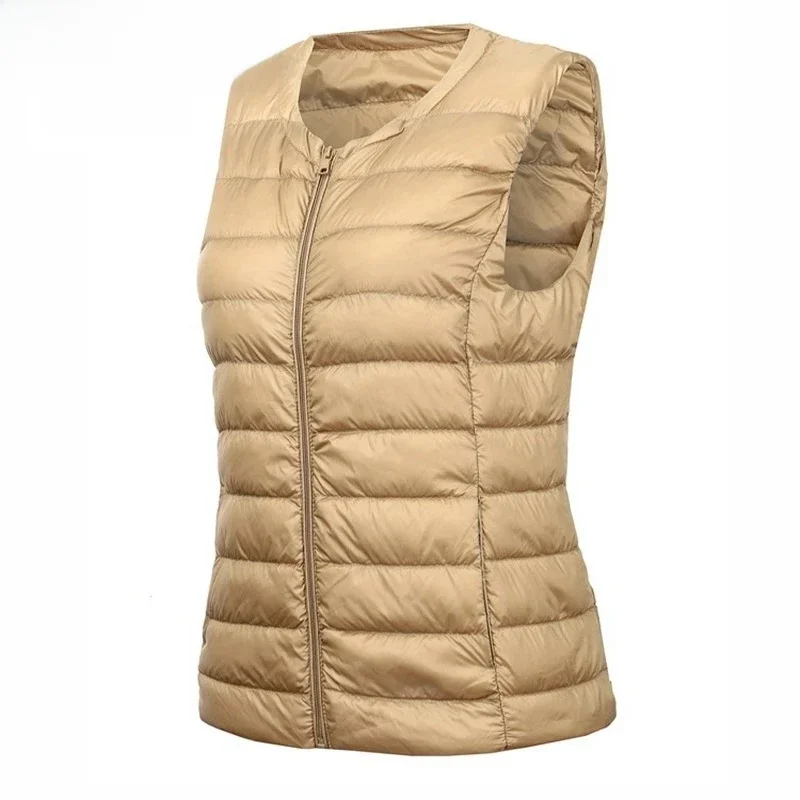 NewBang Brand 7XL 8XL Duży rozmiar Kamizelka damska Ciepła kamizelka Ultra lekka kamizelka puchowa Kobiety Przenośna bezrękawnik Zimowa ciepła podszewka — zdjęcie 2