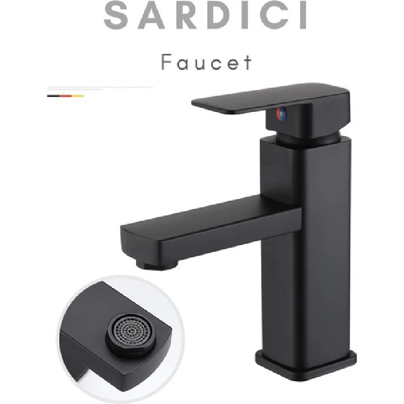 Sink Faucet Matte Black Wrapper High Quality