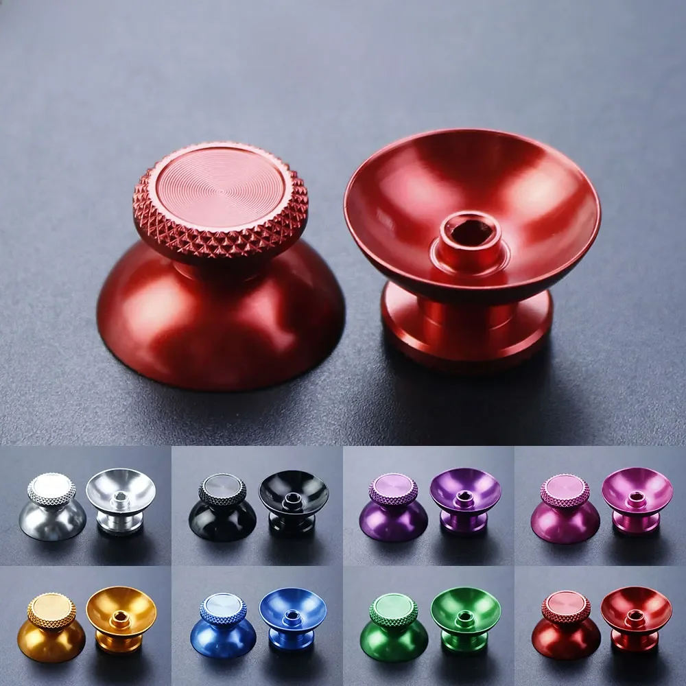 JCD 1 paire de capuchons de poignée de manette analogique en aluminium et métal pour manette de jeu PS5, capuchons à bascule, accessoires de manette de jeu