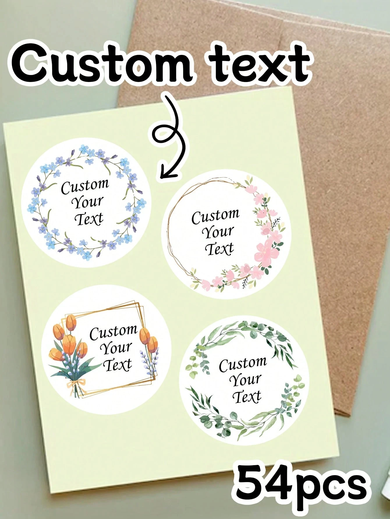 Custom Text Wreath …