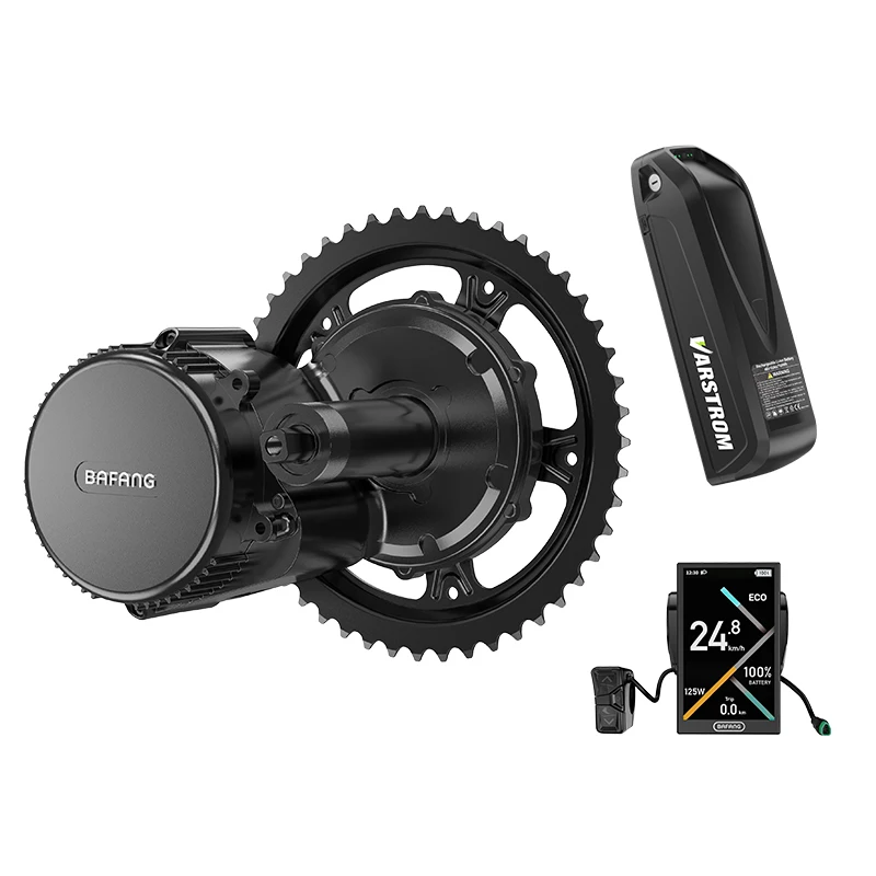 Bafang BBS02B 48V 750W Mittelmotor Mid-Drive 44T 68mm Kit M315 G340 CAN-Bus-System E-Bike-Motor Leistungsstarker Umbausatz E-Bike 52V 30Ah 25Ah 20Ah Akku Große Kapazität Akkupack Ladegerät 4A 8Fun