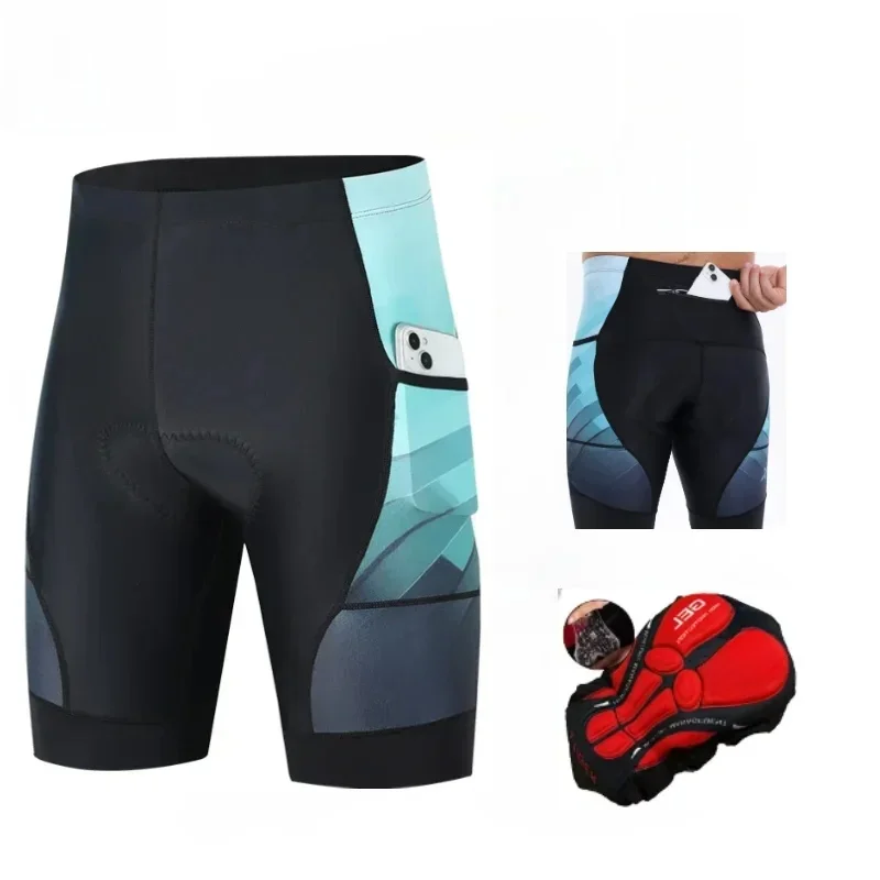 AliExpress X-TIGER Cycling Shorts MTB Road Bike Shorts With Rear Pockets 5D Gel Pads Shockproof Men's Cycling