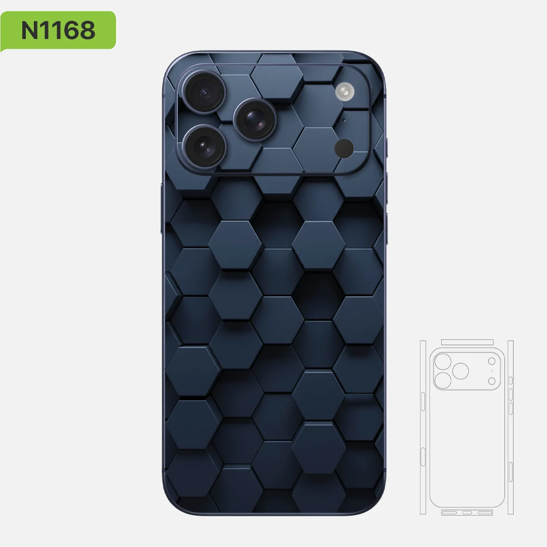 

Skin Wrap vinyl, Honeycomb Collection, for iPhone 17/16/15/14/13 Protective Decal - IP022