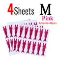 48pcs M Pink