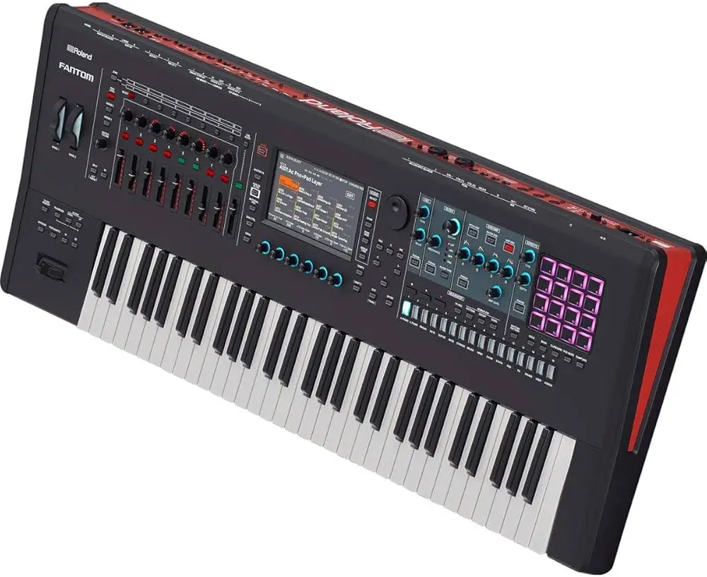 FANTOM-6 Music Workstation คีย์บอร์ดซินธิไซเซอร์กึ่งถ่วงน้ําหนัก 61 คีย์ของแท้